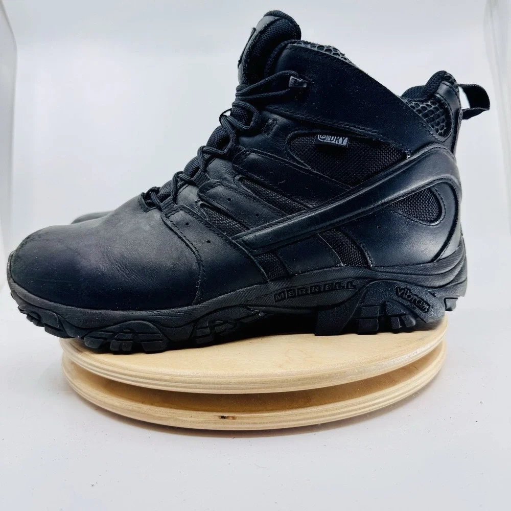 Merrell Moab 2 Mid Tactical Boots Mens 10 Black Waterproof Hiking‎